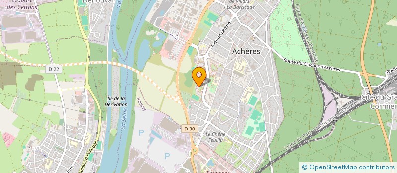 localisation de l'entreprise MONSIEUR LUIS SILVA SOUSA  ACHERES