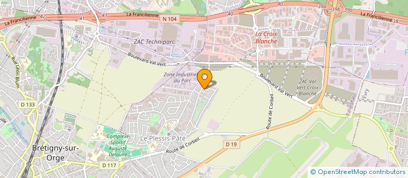 localisation de l'entreprise MONSIEUR LUIS SOARES CRISTINO  LE PLESSIS-PATE