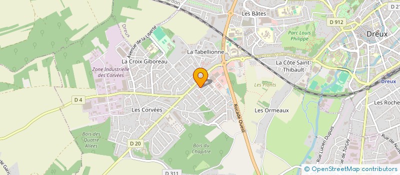 localisation de l'entreprise MONSIEUR LUIS TOVAR à VERNOUILLET