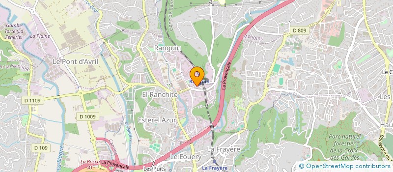localisation de l'entreprise MONSIEUR LUIS VARELA DA CUNHA à LE CANNET