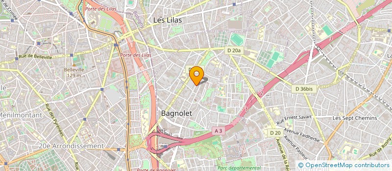 localisation de l'entreprise MONSIEUR LUIS VAZ FERREIRA GOMES à BAGNOLET