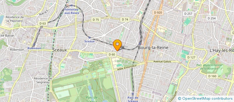 localisation de l'entreprise MONSIEUR LUIS VELARDE REYES à SCEAUX