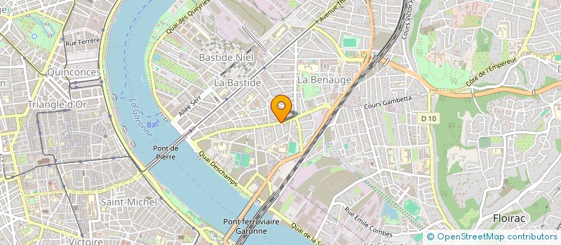 localisation de l'entreprise MONSIEUR LUIS VELASCO PUFLEAU  BORDEAUX