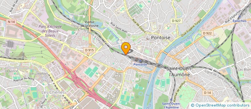 localisation de l'entreprise MONSIEUR LUIS VICENTE  PONTOISE