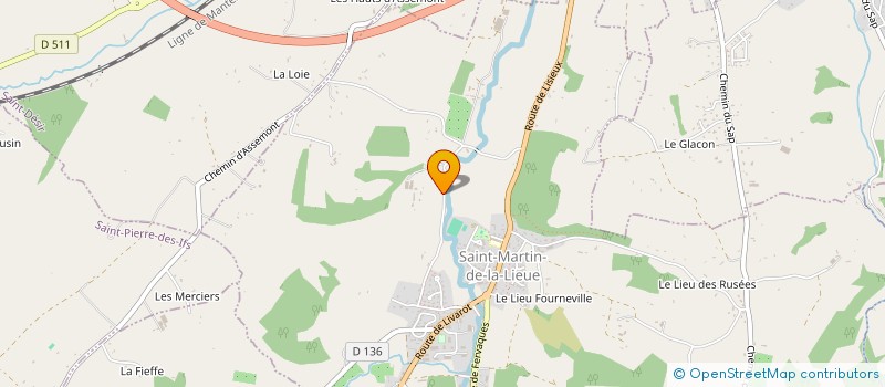 localisation de l'entreprise MONSIEUR LUIS YSLA  SAINT-MARTIN-DE-LA-LIEUE