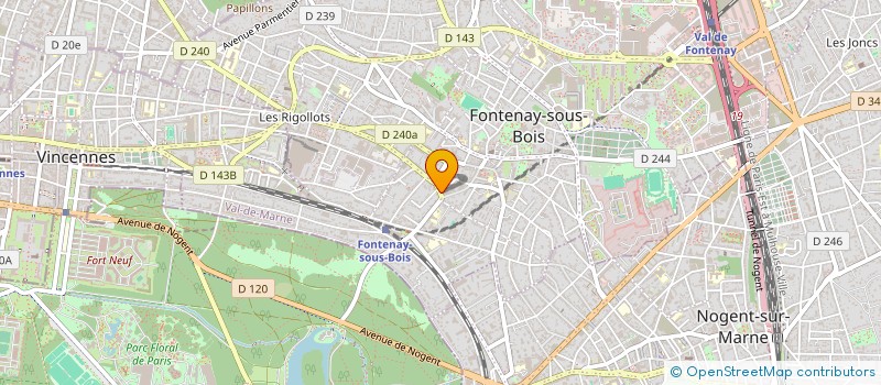 localisation de l'entreprise MONSIEUR LUIS ZACARIAS PEREZ à FONTENAY-SOUS-BOIS