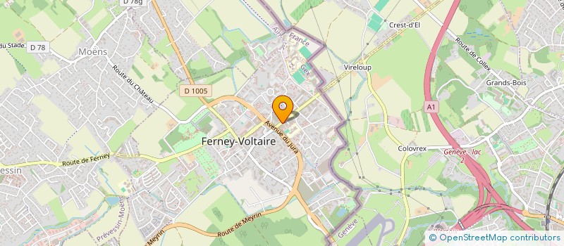 localisation de l'entreprise MONSIEUR LUIS ZARACHO à FERNEY-VOLTAIRE