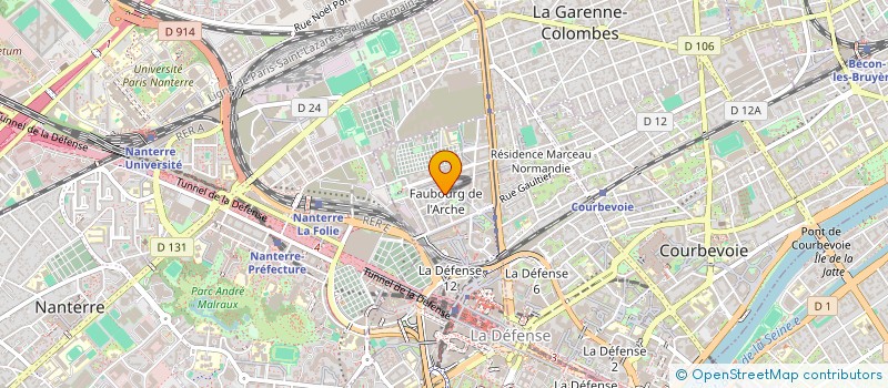 localisation de l'entreprise MONSIEUR LUIZ ABRANTES  COURBEVOIE