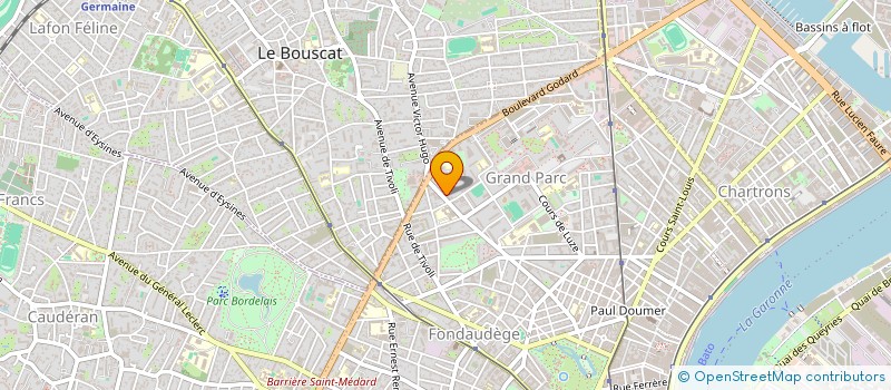 localisation de l'entreprise MONSIEUR LUIZ FERNANDO RIBEIRO DE FARIA  BORDEAUX