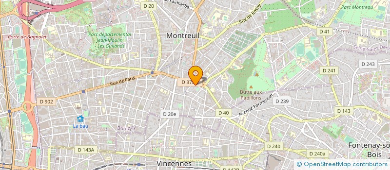 localisation de l'entreprise MONSIEUR LUIZ MACHADO à MONTREUIL