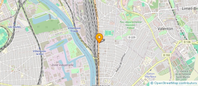 localisation de l'entreprise MONSIEUR LUIZ MANOEL à VILLENEUVE-SAINT-GEORGES