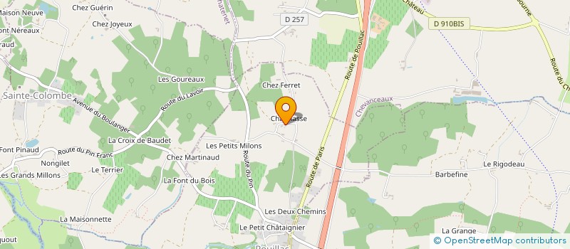 localisation de l'entreprise MONSIEUR LUK BAES  POUILLAC