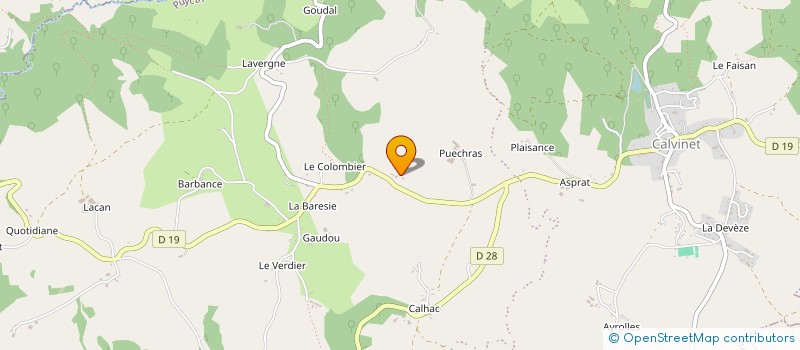 localisation de l'entreprise MONSIEUR LUK VYNCKER à CASSANIOUZE