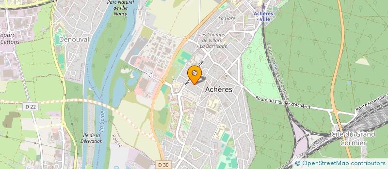 localisation de l'entreprise MONSIEUR LUKA BABIC  ACHERES