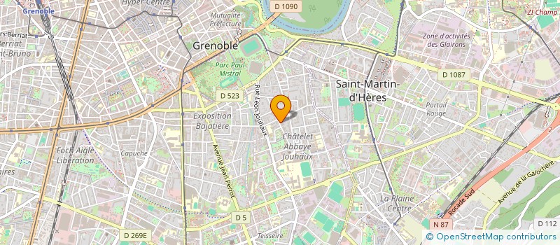 localisation de l'entreprise MONSIEUR LUKA BOLLONJEON  GRENOBLE