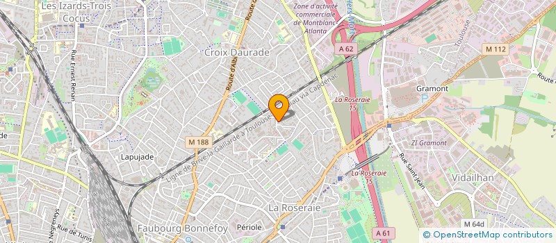 localisation de l'entreprise MONSIEUR LUKA BOULET  TOULOUSE