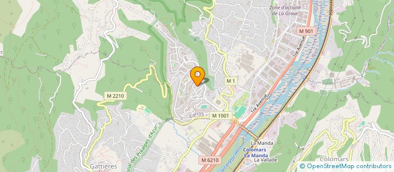 localisation de l'entreprise MONSIEUR LUKA CALDEIRA à CARROS