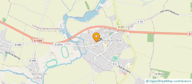 localisation de l'entreprise MONSIEUR LUKA CHARPENTIER  ROZAY-EN-BRIE