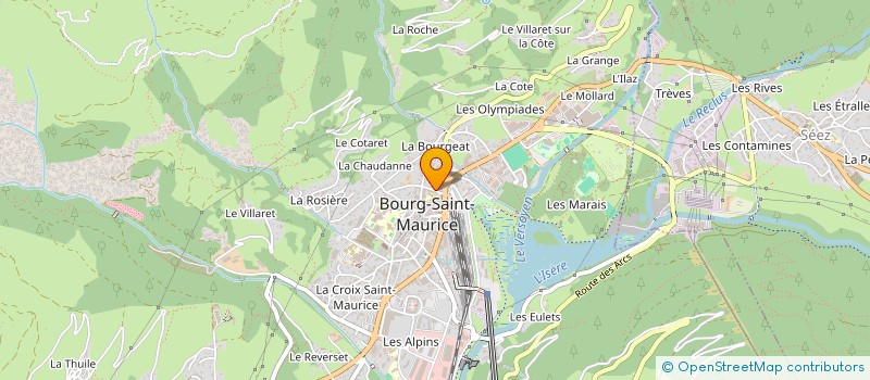 localisation de l'entreprise MONSIEUR LUKA FAUTHOUX  BOURG-SAINT-MAURICE