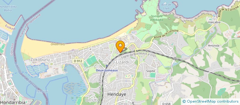 localisation de l'entreprise MONSIEUR LUKA HIGUERAS  HENDAYE