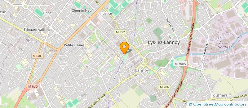 localisation de l'entreprise MONSIEUR LUKA HOTTIN  LYS-LEZ-LANNOY