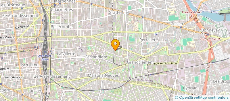 localisation de l'entreprise MONSIEUR LUKA JARRY  VILLEURBANNE