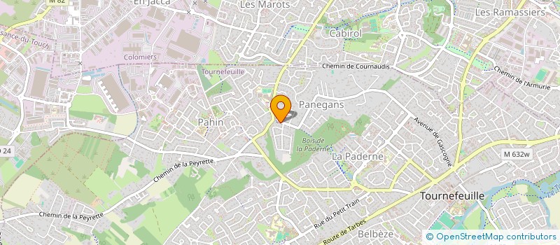 localisation de l'entreprise MONSIEUR LUKA MARTINEAU  TOURNEFEUILLE