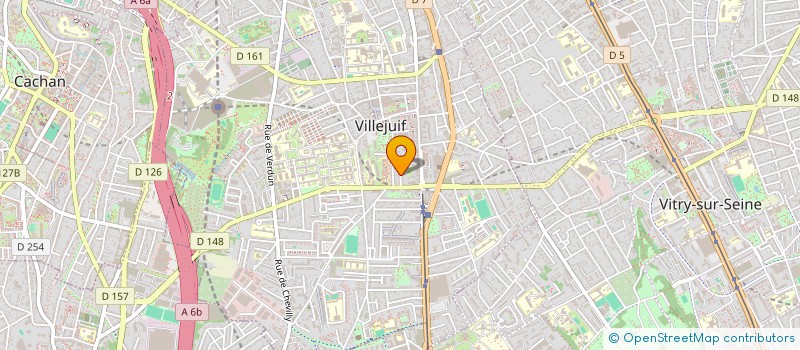 localisation de l'entreprise MONSIEUR LUKA MERLET à VILLEJUIF