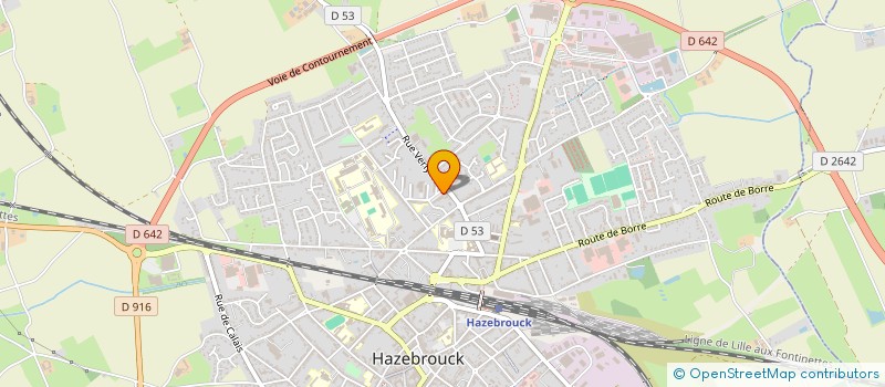 localisation de l'entreprise MONSIEUR LUKA MEZVRISHVILI à HAZEBROUCK