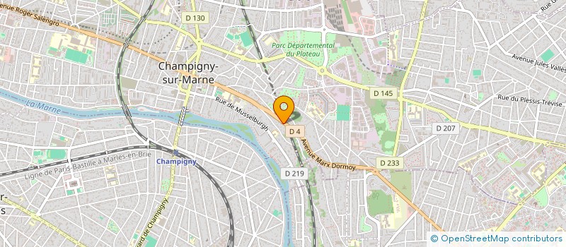 localisation de l'entreprise MONSIEUR LUKA MILENKOVIC à CHAMPIGNY-SUR-MARNE