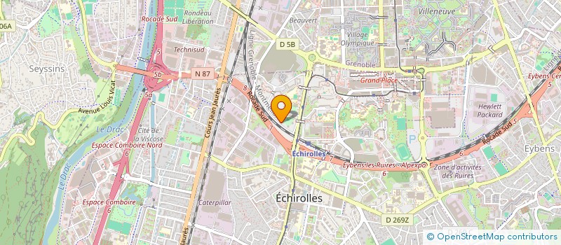 localisation de l'entreprise MONSIEUR LUKA PEROIAN à ECHIROLLES