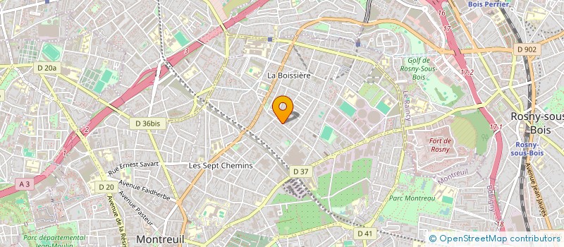 localisation de l'entreprise MONSIEUR LUKA SLATINSEK à MONTREUIL
