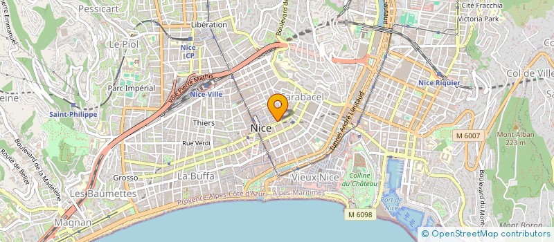 localisation de l'entreprise MONSIEUR LUKA VELEMIR à NICE
