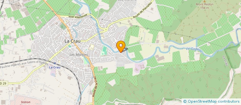 localisation de l'entreprise MONSIEUR LUKACS KISS  LA CRAU