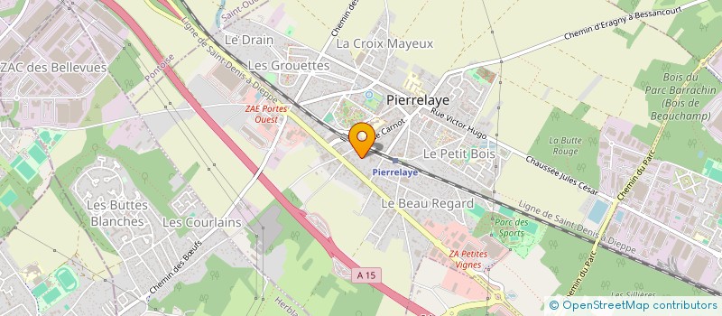 localisation de l'entreprise MONSIEUR LUKAS AIT ALLALA  PIERRELAYE