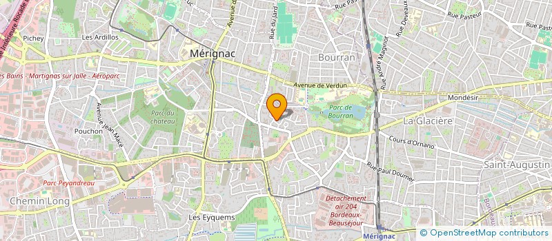 localisation de l'entreprise MONSIEUR LUKAS BOISSEAU  MERIGNAC