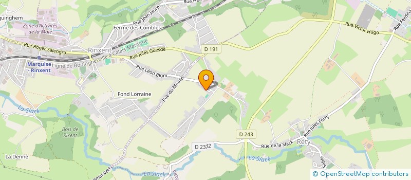 localisation de l'entreprise MONSIEUR LUKAS DANEL  RETY