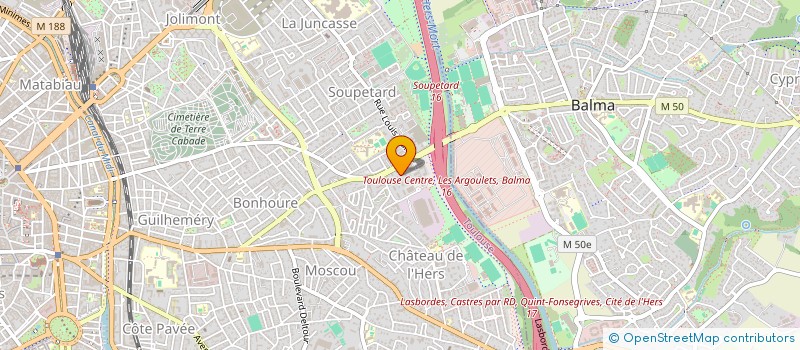 localisation de l'entreprise MONSIEUR LUKAS DESJARDIN  TOULOUSE