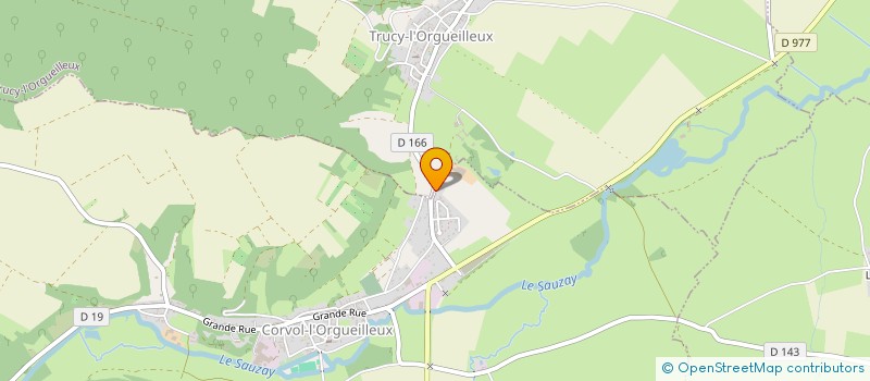 localisation de l'entreprise MONSIEUR LUKAS DOURNEAU  CORVOL-L'ORGUEILLEUX