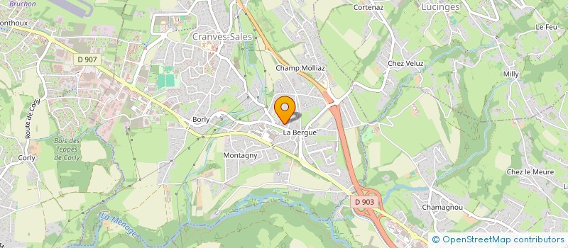 localisation de l'entreprise MONSIEUR LUKAS FLAHAUT  CRANVES-SALES