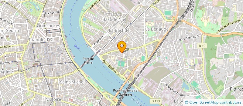 localisation de l'entreprise MONSIEUR LUKAS FOURCADE  BORDEAUX