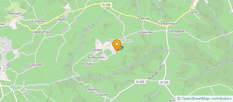 localisation de l'entreprise MONSIEUR LUKAS FREDOU  MONPRIMBLANC