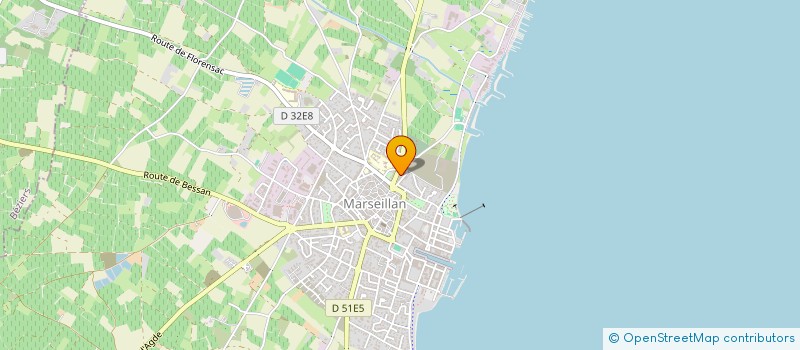 localisation de l'entreprise MONSIEUR LUKAS GEORGES à MARSEILLAN