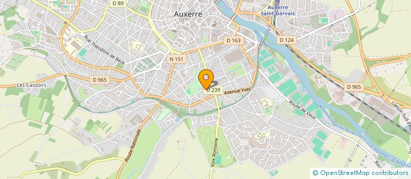 localisation de l'entreprise MONSIEUR LUKAS GIBEAUX  AUXERRE