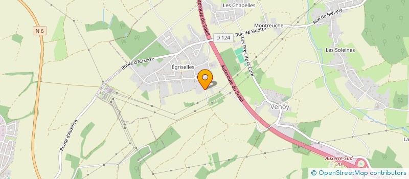 localisation de l'entreprise MONSIEUR LUKAS GLONIN  VENOY