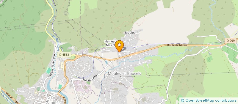 localisation de l'entreprise MONSIEUR LUKAS HALMAGYI  MOULES-ET-BAUCELS