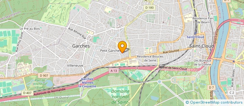 localisation de l'entreprise MONSIEUR LUKAS HEITZMANN à GARCHES