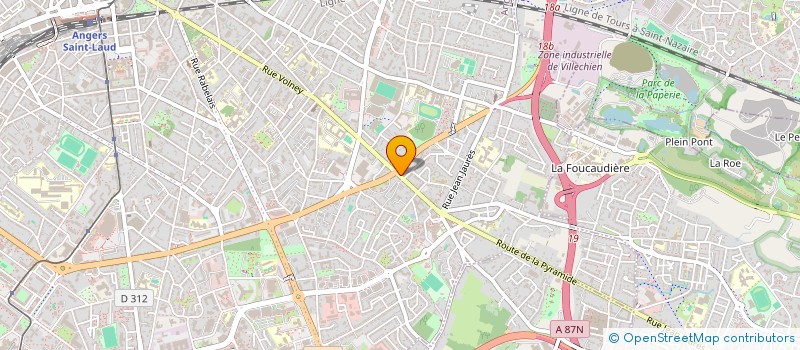 localisation de l'entreprise MONSIEUR LUKAS JEANNIN LEVRIER à ANGERS