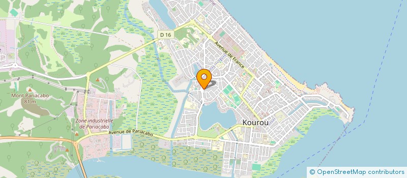 localisation de l'entreprise MONSIEUR LUKAS KANAPE à KOUROU