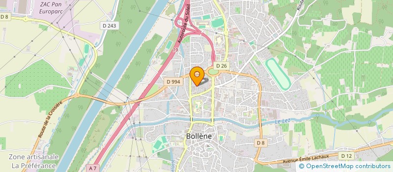 localisation de l'entreprise MONSIEUR LUKAS KREZDORN  BOLLENE